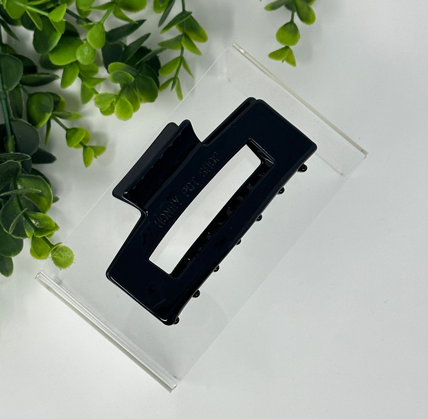 Black Luxury Claw Clip
