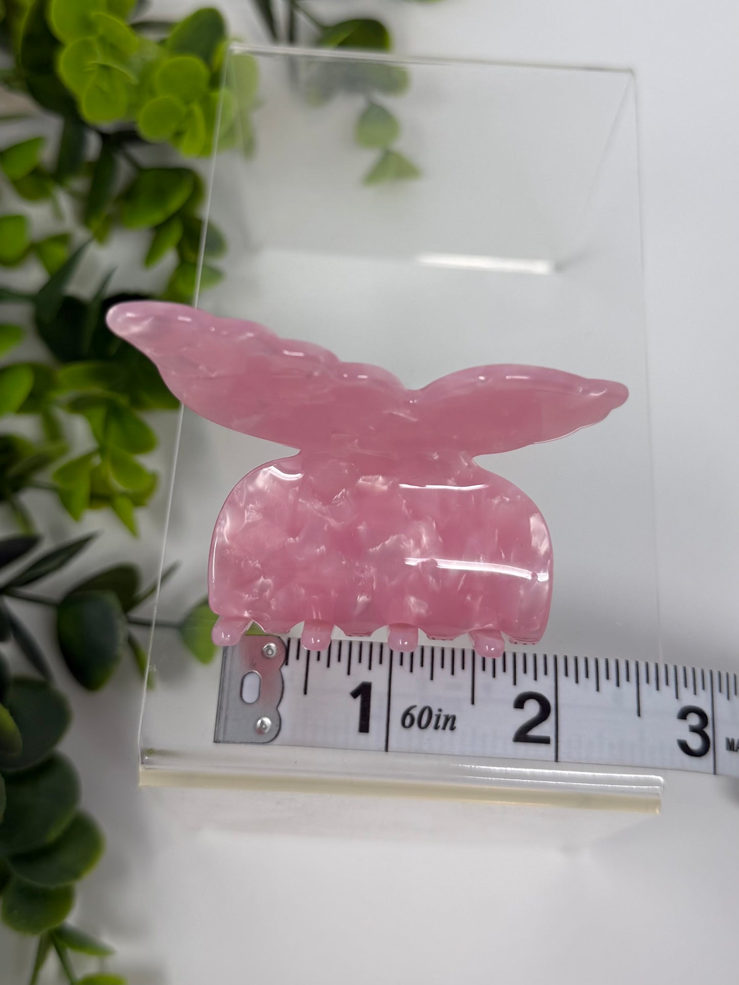 Blush Luxury Butterfly Claw Clip