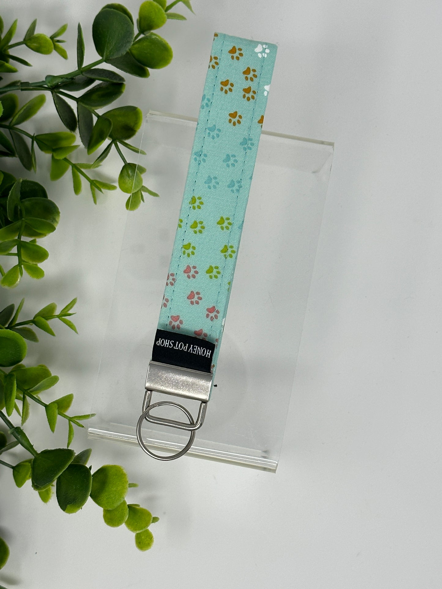 Paw Print Keychain Lanyard
