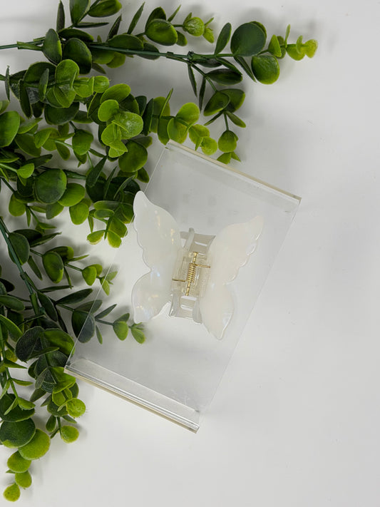 Moonstone Luxury Butterfly Claw Clip