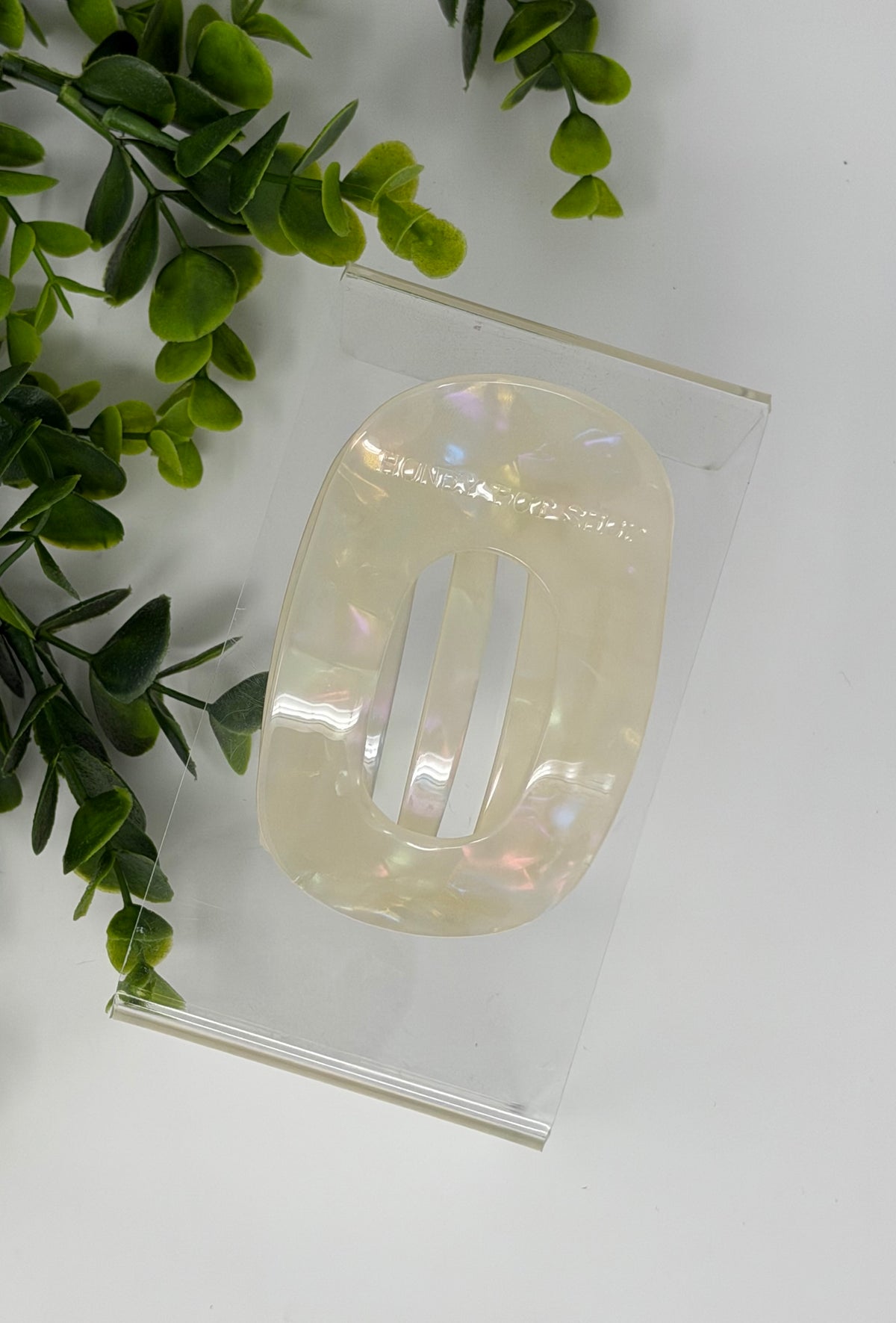 Moonstone Flat Luxury Claw Clip