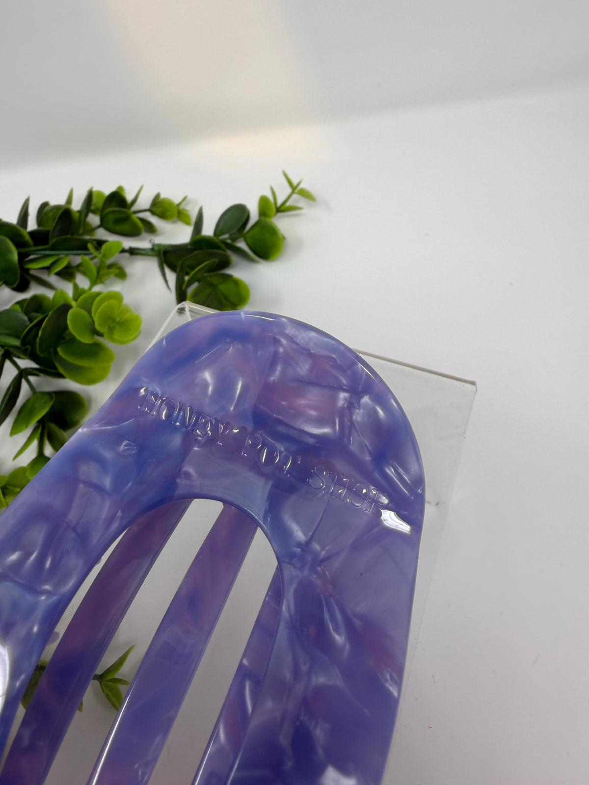 Lavender Flat Luxury Claw Clip