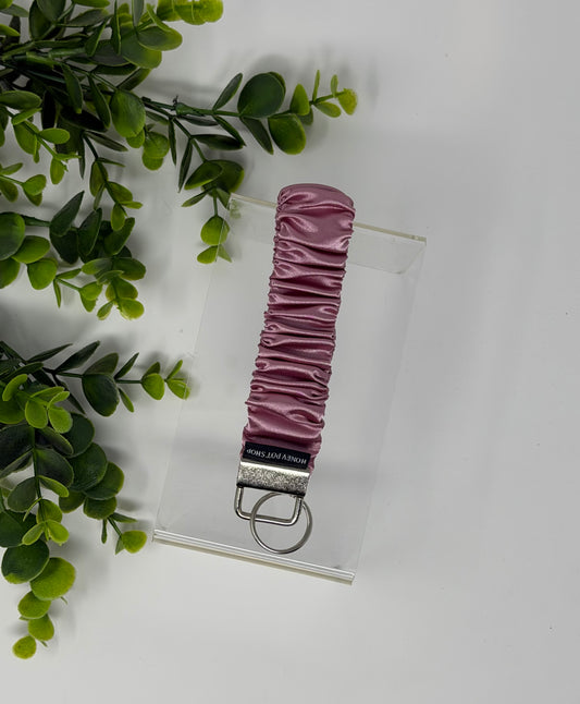 Bubblegum Satin Keychain Lanyard
