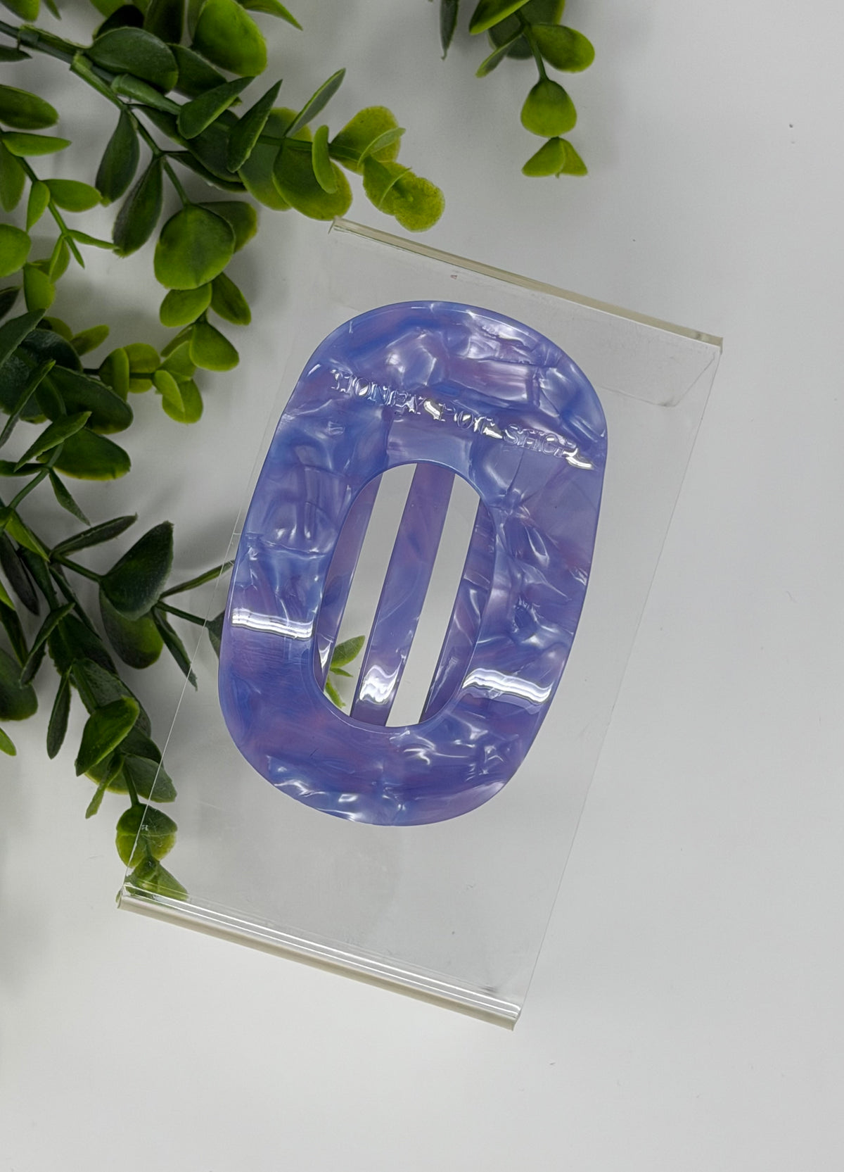 Lavender Flat Luxury Claw Clip
