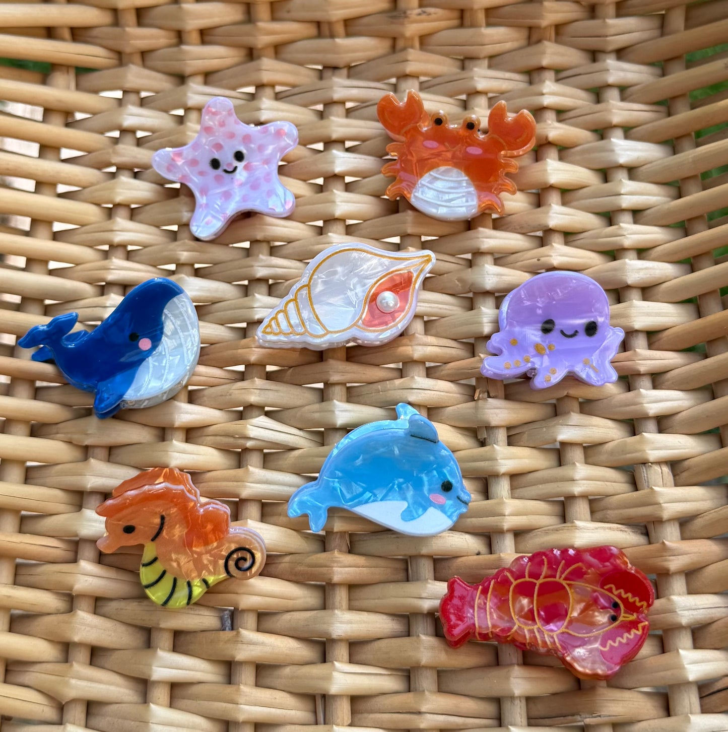 Sea Critters Claw Clips