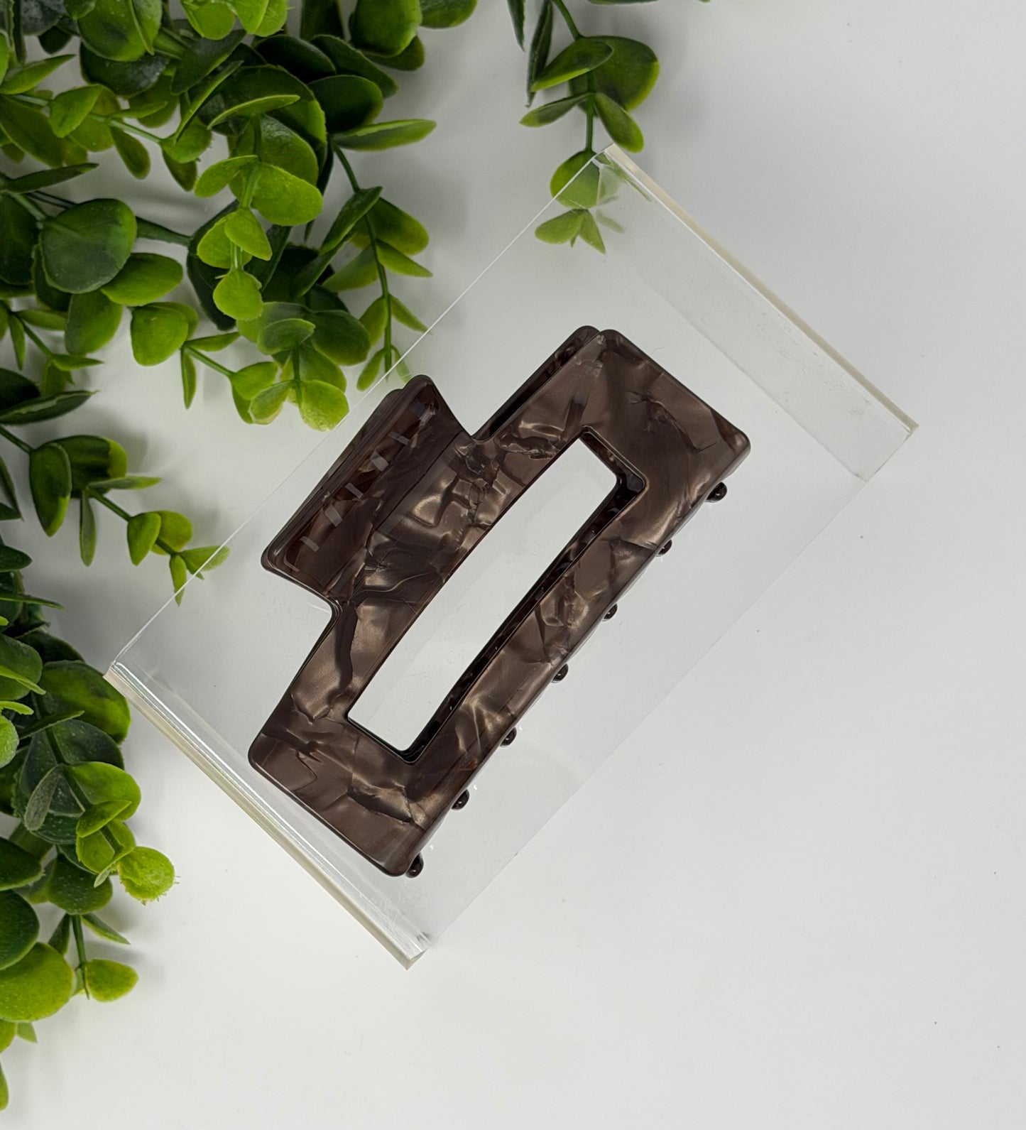 Hot Cocoa Luxury Claw Clip