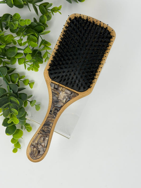 Latte Boar Bristle Hair Brush