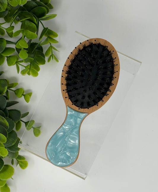 Mini Ocean Pearl Boar Bristle Hair Brush
