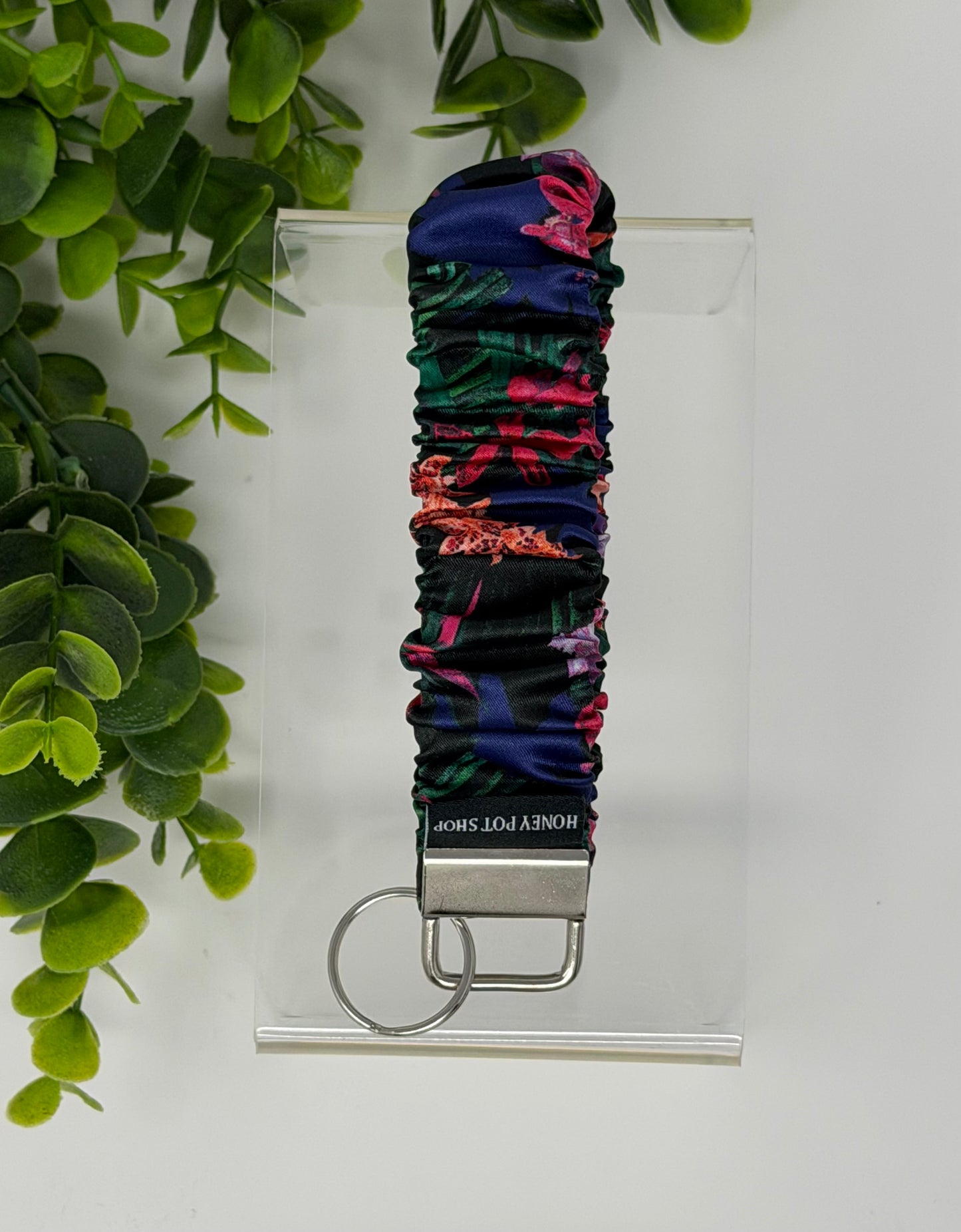 Summer Garden Satin Keychain Lanyard