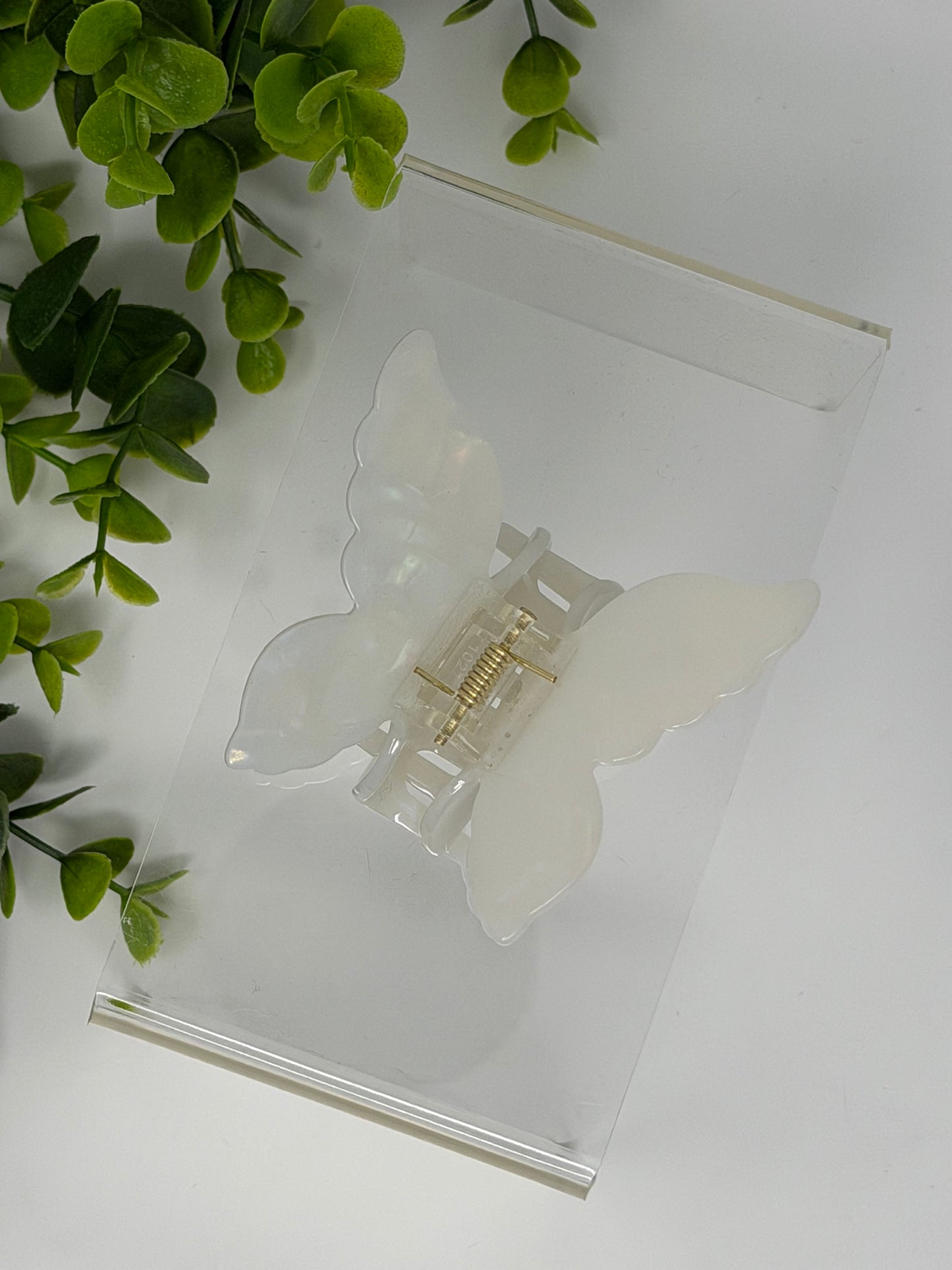 Moonstone Luxury Butterfly Claw Clip