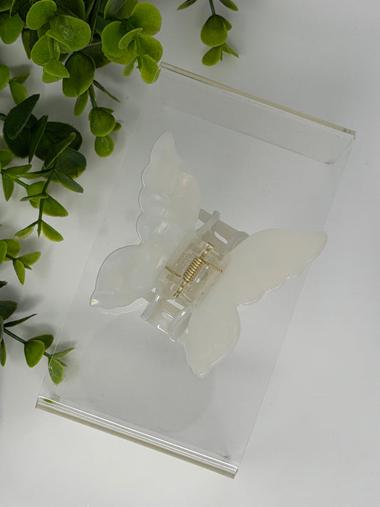 Moonstone Luxury Butterfly Claw Clip