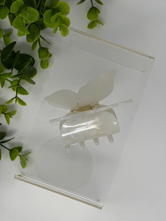 Moonstone Luxury Butterfly Claw Clip