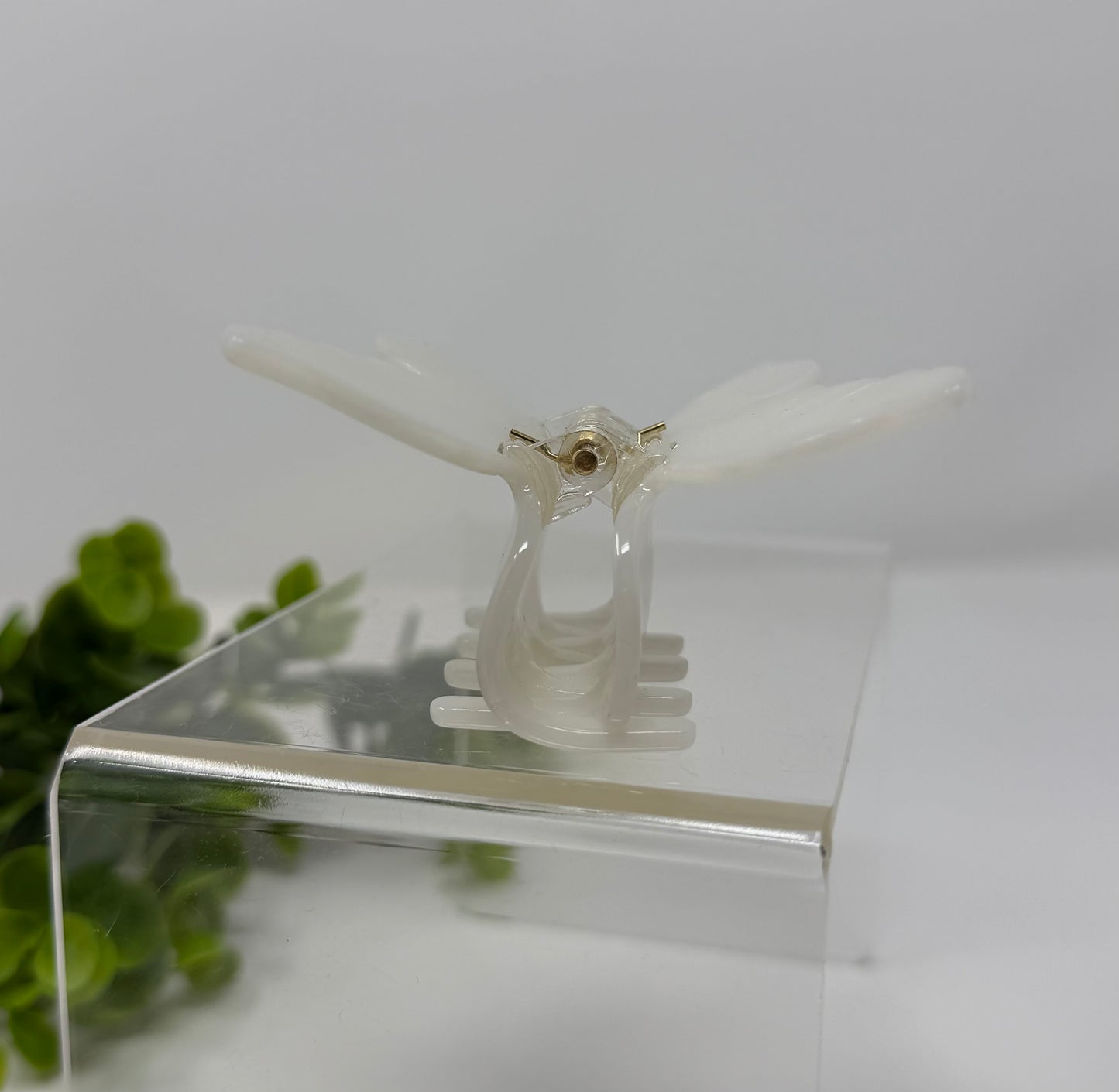 Moonstone Luxury Butterfly Claw Clip