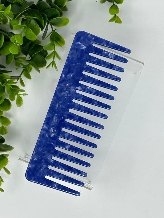 Indigo Hair Comb