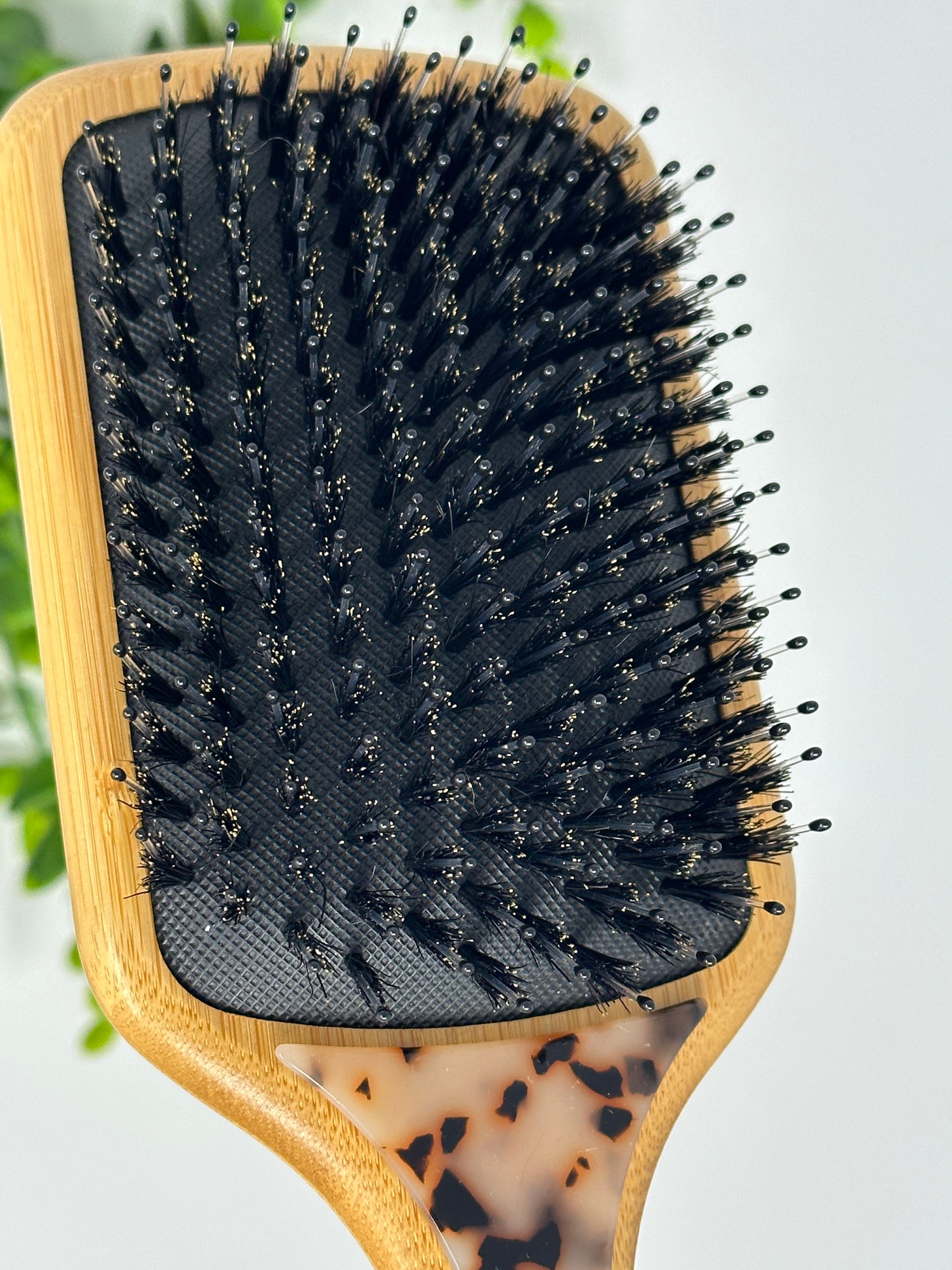 Tortoise Boar Bristle Hair Brush