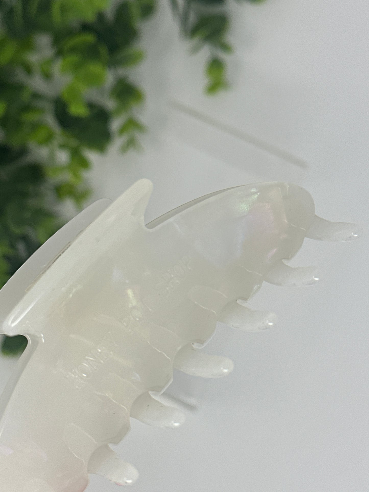 Moonstone Round Claw Clip